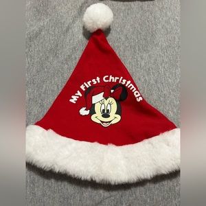 Minnie Mouse First Christmas hat